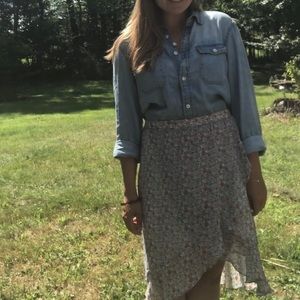 Made well High-low floral skirt